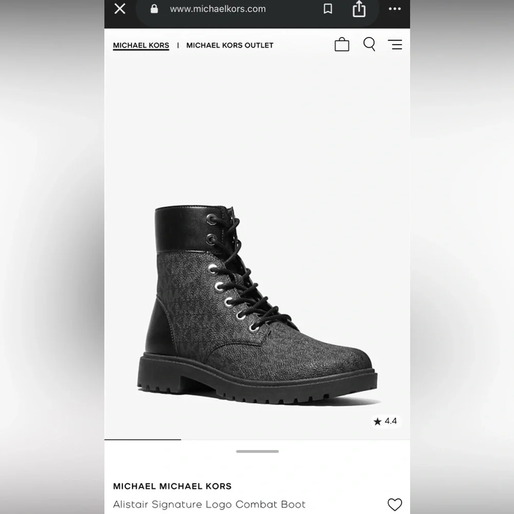 Michael Kors combat boots ✨🖤 - Picture 12 of 15